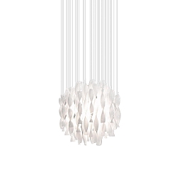 Luminaire à suspension SP AURA 60 E27 IP20, chrome, blanche gradable