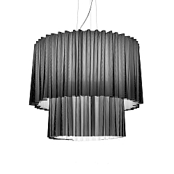 Luminaire à suspension SP SKIRT 2 150 E27 IP20, noir , blanche gradable