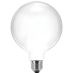 Blulaxa LED Filament Lamp Globe RETRO opal, 9,5cm, 300°, E27, warmwhite, glass, 7W