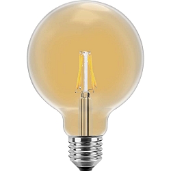 Globe de filament d'ampoule G125 E27 2W 160lm 2200K 300� CRI >80 