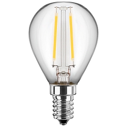 Ampoule � filament forme de gouttes G45 commutable E14 1W 80lm 2700K 300� CRI > 80 