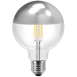 Lampe de miroir frontal G125 commutable E27 7W 645lm 2700K 180° CRI > 80 
