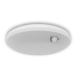 Applique et plafonnier HUMINA S rond, avec capteur, commutable IP54, blanche 