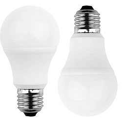 Lampe en forme d'ampoule lot de 2 A60 E27 8W 810lm 4000K 180° 