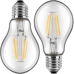 Ampoule à filament lot de 2 A60 E27 7W 810lm 4000K 300° 