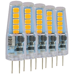 Lampe � culot lot de 5 G4 1W 100lm 3000K 300� 