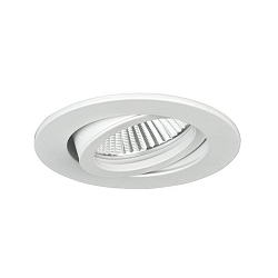 Projecteur encastré TIRREL-R GX5.3 / MR16 rond, pivotant GX5,3 IP20, blanc mat gradable
