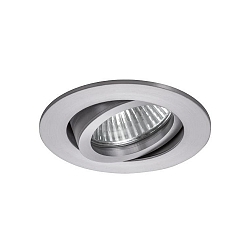 Projecteur encastré TIRREL-R GX5.3 / MR16 rond, pivotant GX5,3 IP20, aluminium mat gradable