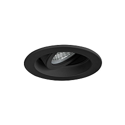 Plafonnier encastré pivotant GX5,3 IP20, noir 