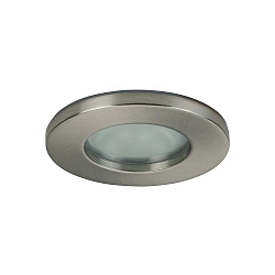 Outdoor LV downlight, IP65, � 8.3cm, 12V AC, GX5.3 max. 50W, fixed, matt nickel