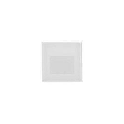 Luminaire d'encastrement mural  WALL KIT68 angulaire, avec couverture IP20, blanche 