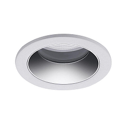 Plafonnier encastré ALTERO-R rond, direct IP44, chrome, blanche gradable
