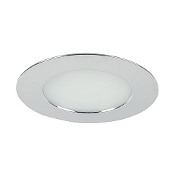 Downlight rond, version pour montage encastr� IP20, chrome gradable
