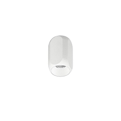 Downlight PENCIL MINI cylindrique, version pour montage en surface IP20, couvert de poudre, blanche gradable