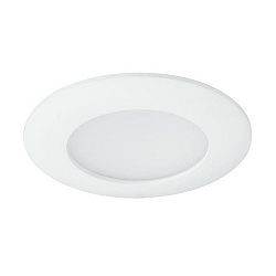 Downlight PLUG & PLAY avec prise de courant IP54, satin�, blanche gradable