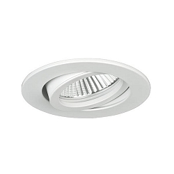 recessed luminaire PAYTON-R round, swivelling LED IP20, white dimmable 3W 310lm 3000K 20-40� 20-40� CRI 80-89