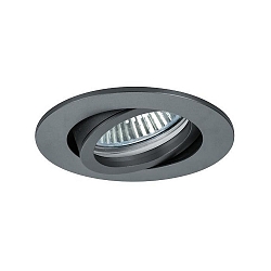recessed luminaire IP20, glossy, titanium, transparent 3W 340lm 4000K 20-40� 20-40� CRI 80-89