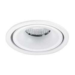 Downlight CIRCLE PLUG & PLAY rond IP20, blanche gradable