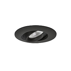 Plafonnier encastré KARYL pivotant, rotatif, direct IP20, transparent, blanche gradable