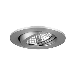 Downlight PLUG & PLAY pivotant, Dim-To-Warm IP65, aluminium mat gradable