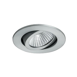 Lumière encastrée LAKIL-R pivotant, pour VDU, Dim-To-Warm IP20, aluminium mat gradable 6W 460lm 1800 - 3000K 38° 38° CRI >80