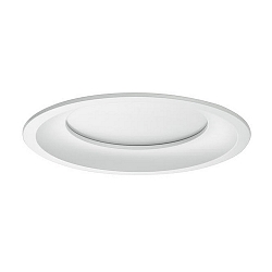 Recessed LED downlight BOWL, IP20, round, Ø 23cm, 700mA, 30W 4000K 2630lm 100°, white / diffuse