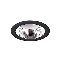 Lumière encastrée IP20, scintillant, opale, noir  11W 801lm 3000K CRI 90-100