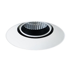 Recessed LED system spot COUPLED, 500mA, 9.4W 1800-3000K 920lm 34°, CRi >90, dim2warm, white