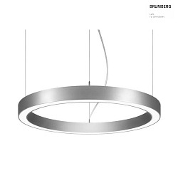 Luminaire  suspension BIRO CIRCLE rond LED IP20, argent gradable