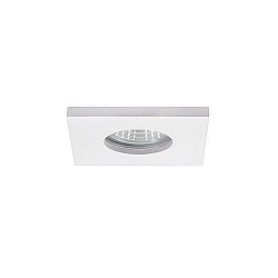 Lumi�re encastr�e PROTECT-S carr�, direct IP44, transparent, blanche