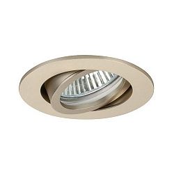 Projecteur encastré TIRREL-R GU10 / PAR16 rond, pivotant, avec espaceur GU10 IP20, champagne gradable