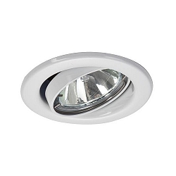 Projecteur encastré BRONNY GU10 rond, pivotant GU10 IP20, blanche gradable