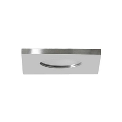 Recessed downlight STEAM for MR16 LED modules, V4A, IP54, square, max. 14W, excl. driver, stainless steel