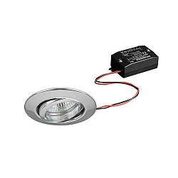 Downlight rond, pivotant IP20, chrome 