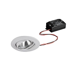 Downlight pivotant, carr� IP20, blanche 