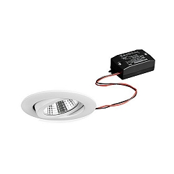 Downlight BB03 rond, pivotant IP20, blanche 