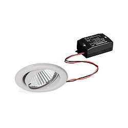 Downlight BB09 angulaire, pivotant IP20, blanche 