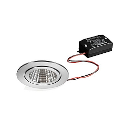Downlight BB15 rond IP54, acier inoxydable 