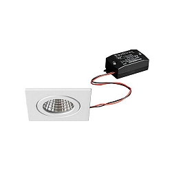 Lumi�re encastr�e, scintillant, blanche  6W 680lm 3000K 20-40� 20-40� CRI 80-89