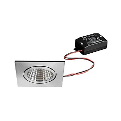 Downlight BB15 angulaire IP54, acier inoxydable 