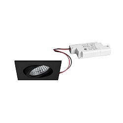Lumi�re encastr�e TIRREL-S angulaire, pivotant IP20, blanche gradable 6W 680lm 3000K 38� 38� CRI >80