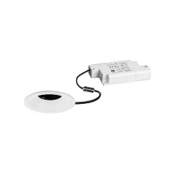 Plafonnier encastr� BINATO pivotant, rotatif, direct IP20, blanche gradable