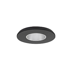 Lumière encastrée ZONDRA LED rigide, direct IP20, noir gradable 13W 1190lm 3000K 20-40° 20-40° CRI >80