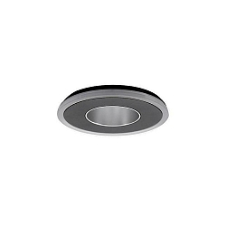 Lumière encastrée ZONDRA LED rigide, direct IP20, noir gradable 10W 660lm 3000K 20-40° 20-40° CRI >80