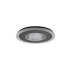 Lumière encastrée ZONDRA LED rigide, direct IP20, noir gradable 10W 790lm 3000K 20-40° 20-40° CRI >80