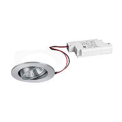 Downlight rond, dimmable IP65, aluminium mat gradable