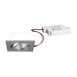 Downlight carr�, dimmable IP65, aluminium mat gradable