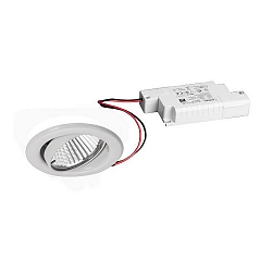 Downlight BB09 rond, dimmable IP20, blanche gradable