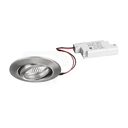Downlight BB09 rond, Dim-To-Warm IP20, nickel mat gradable