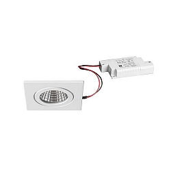 Lumi�re encastr�e, scintillant, blanche  6W 680lm 3000K 20-40� 20-40� CRI 80-89
